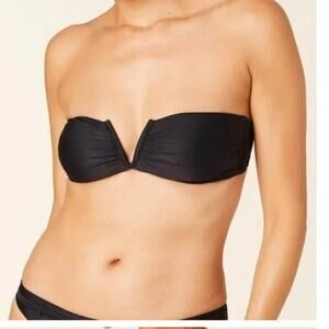 Andie Swim The Scala Top Strapless Bandeau in Black Size XS NWT